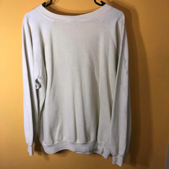 vintage 1970 MAD MAGAZINE Alfred E. Newman christmas xmas pullover crewneck XL - Picture 4 of 4